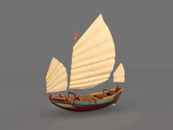 Sailing Ship Renaissance Age 3d model
