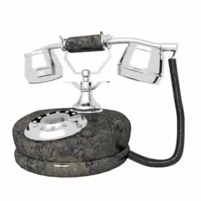 Old Marble Telephone 3d model