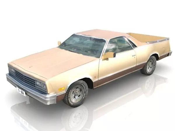 Old Pickup Truck 3d model Old Pickup Truck 3d model