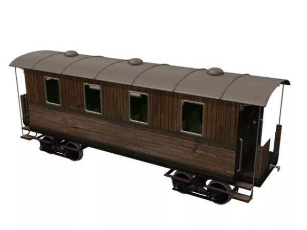 Oil Tank Train 3d model