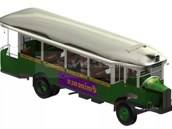 Older Minibuses 3d model Older Minibuses 3d model