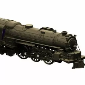 Oldest Steam Locomotive 3d model
