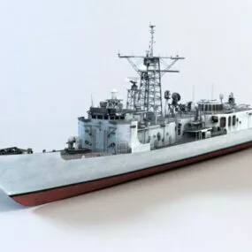Oliver Hazard Perry-class Frigate 3d model