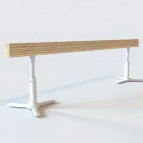 Olympic Balance Beam 3d model
