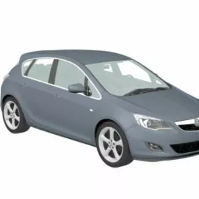 Opel Astra Small Sedan Car 3d model