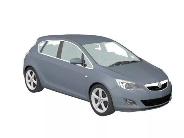 Opel Astra Small Sedan Car 3d model Opel Astra Small Sedan Car 3d model