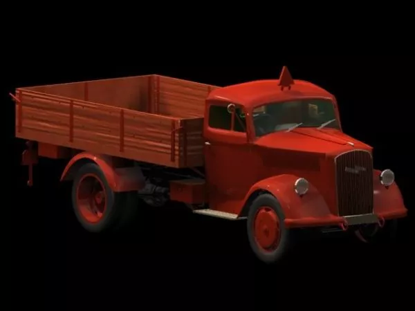 Opel Blitz Truck 3d model Opel Blitz Truck 3d model