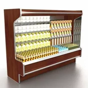 Open Air Display Cooler 3d model
