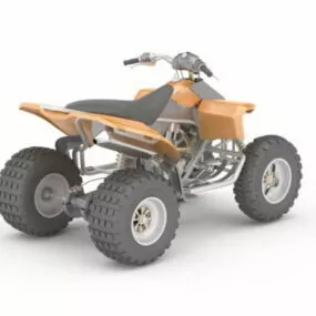 Orange Atv 3d model