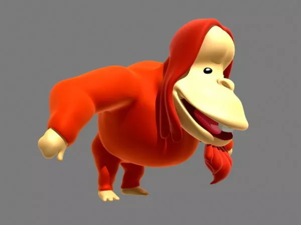 Orangutan Cartoon Rigged 3d model Orangutan Cartoon Rigged 3d model
