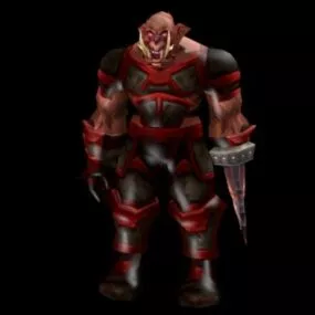 Orc Warrior Character 3d model