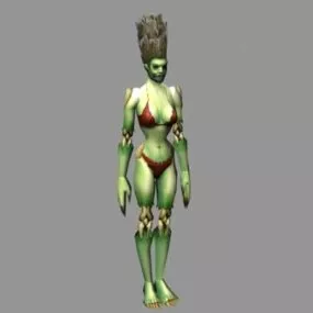 Orc Female Character 3d model