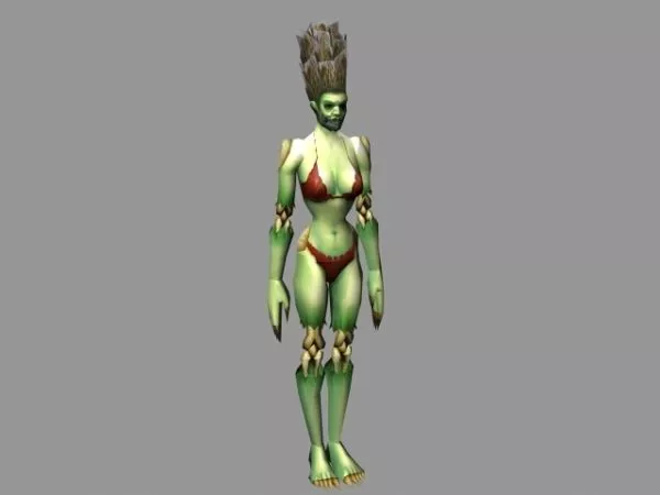 Orc Mauler Character 3d model