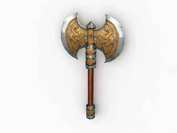 Modern Axe Branch Tree Handle 3d model