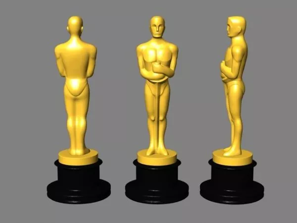 Oscar Award Statue 3d model Oscar Award Statue 3d model