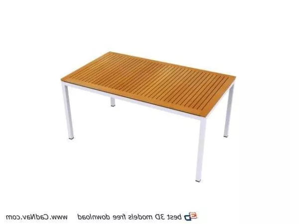 Outdoor Furniture Bamboo Table 3d model Outdoor Furniture Bamboo Table 3d model