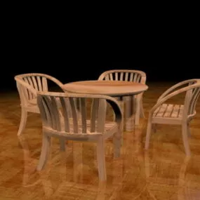 Outdoor Dining Sets 3d model