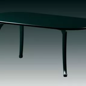 Oval Dining Table 3d model
