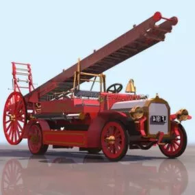 Overhead Working Truck Vehicle 3d model