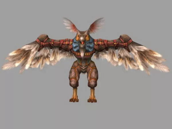 Monster Character With Weapon 3d model