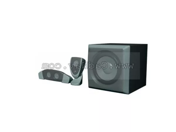 Speakers Amplifier 3d model