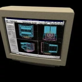 Pc Monitor 3d model