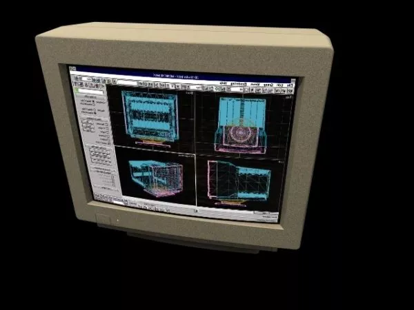 Apple Led Monitor 3d model