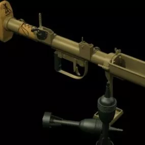Piat Anti-tank Weapon 3d model