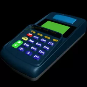 Pos Terminal Machine 3d model