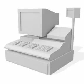 Pos Register 3d model