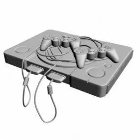 Ps One Game Console 3d model