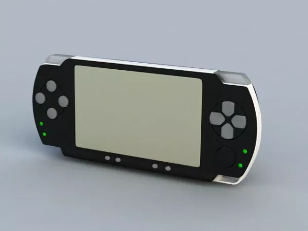 Psp Game Console 3d model Psp Game Console 3d model