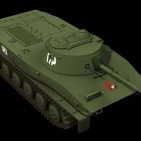 Pt-76 Light Tank 3d model