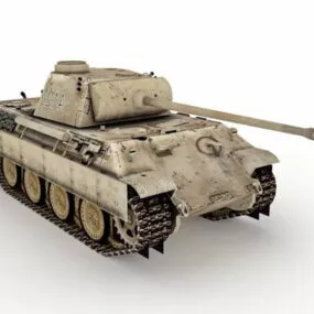 Panther Ausf.g Tank 3d model