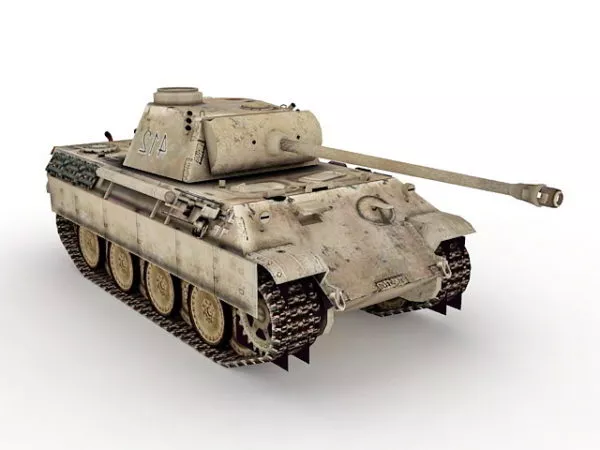 Panther Ausf.g Tank 3d model Panther Ausf.g Tank 3d model