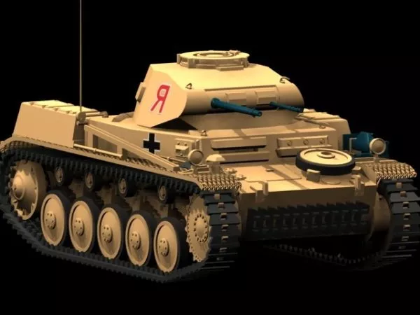 Panzer Ii Tank 3d model Panzer Ii Tank 3d model