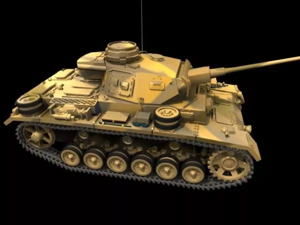 Panzer Iii Medium Tank 3d model Panzer Iii Medium Tank 3d model