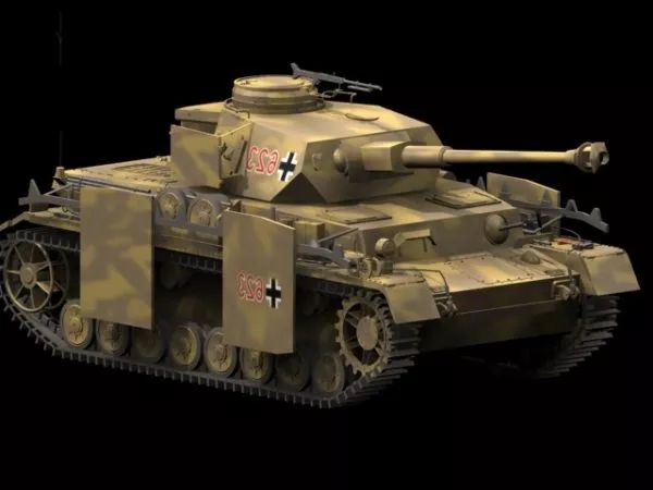 Panzer Iv Medium Tank 3d model Panzer Iv Medium Tank 3d model