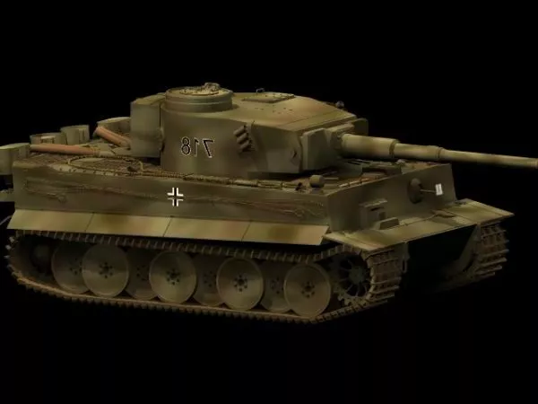 Panzerkampfwagen Tiger Tank 3d model Panzerkampfwagen Tiger Tank 3d model