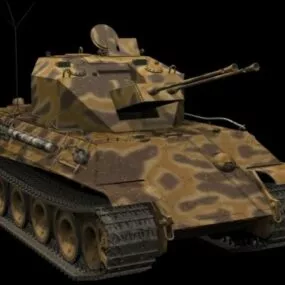 Panzerkampfwagen V Panther Tank 3d model