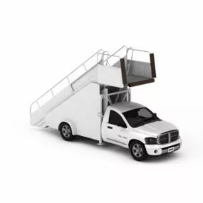 Passenger Boarding Stairs 3d model