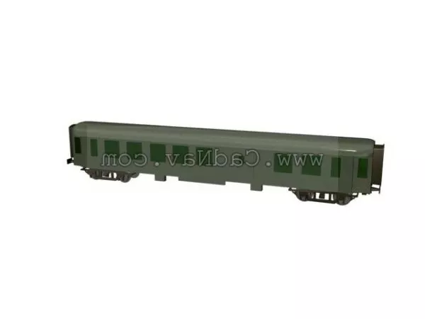 Passenger Train 3d model Passenger Train 3d model