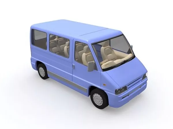 Passenger Van 3d model Passenger Van 3d model