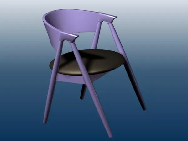 Patio Bar Chair 3d model Patio Bar Chair 3d model