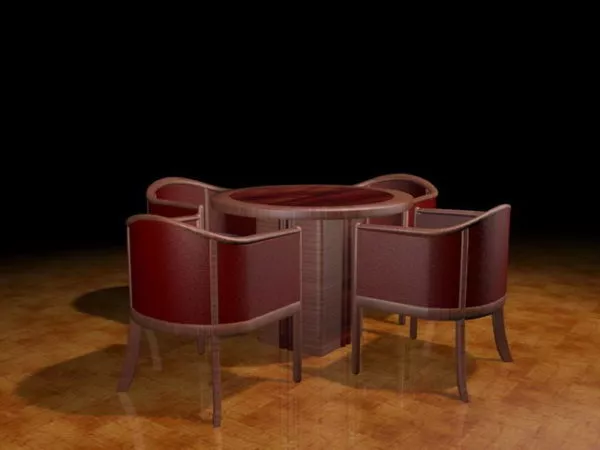 Patio Dining Sets 3d model Patio Dining Sets 3d model