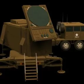 Patriot An/mpq-53 Radar Set 3d model