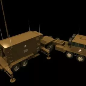 Patriot An/msq-104 Engagement Control Station 3d model