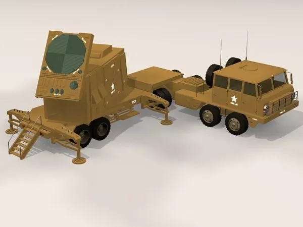 Patriot Radar System 3d model Patriot Radar System 3d model