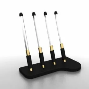 Pen Holder For Desk 3d model