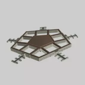 Pentagon Building 3d model
